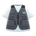 Fishing Vest (Black) NH Icon.png