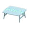 Nordic Table (Blue - Raindrops) NH Icon.png