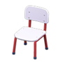 School Chair (White & Red) NH Icon.png