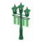 Street Lamp with Banners (Green - Green) NH Icon.png
