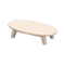 Wooden Low Table (White Wood) NH Icon.png