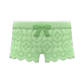 Lace Shorts (Green) NH Icon.png