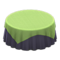 Large Covered Round Table (Green - Plain Navy) NH Icon.png
