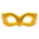 Masquerade mask's Gold variant