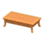 Rattan Low Table (Reddish Brown)