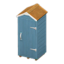 wooden storage shed