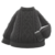 Aran-Knit Sweater (Black) NH Icon.png