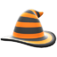 mage's striped hat