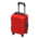 Rolling suitcase's Red variant
