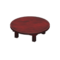 Tea Table (Red Wood) NH Icon.png