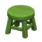 Wooden Stool (Green - None) NH Icon.png