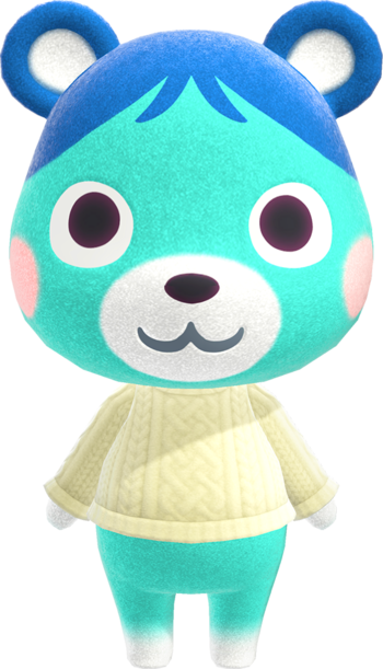 bluebear animal crossing plush