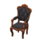 Elegant Chair (Brown - Damascus-Pattern Black) NH Icon.png