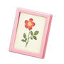 Framed Photo (Pink - Pressed Flower) NH Icon.png