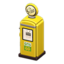 Retro Gas Pump (Yellow - Black Retro)
