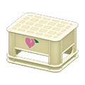 Bottle Crate (White - Peach) NH Icon.png