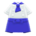 Chef's outfit's Blue variant