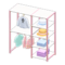 Midsized Clothing Rack (Pastel - Cute Clothes) NH Icon.png