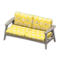 Nordic Sofa (Gray - Little Flowers) NH Icon.png