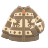 Reindeer Sweater (Brown) NH Icon.png