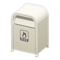 Steel Trash Can (White - Flammable Garbage) NH Icon.png