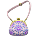 Beaded Clasp Purse (Purple) NH Icon.png