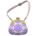 Beaded clasp purse's Purple variant