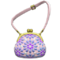 Beaded Clasp Purse (Purple) NH Icon.png