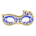 Elegant masquerade mask's Blue variant