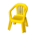 Garden chair's Yellow variant
