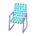 Lawn chair's Blue variant