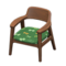 Nordic Chair (Dark Wood - Butterflies) NH Icon.png