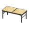 Outdoor Table (Black - Light Wood) NH Icon.png