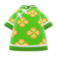 Silk Floral-Print Shirt (Green) NH Icon.png