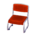 Meeting-room chair's Red variant