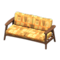 Nordic Sofa (Dark Wood - Orange) NH Icon.png