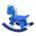 Rocking horse's Blue variant
