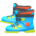 Ski boots's Light blue variant