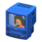TV with VCR (Blue - Music Video) NH Icon.png