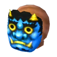 Blue ogre mask
