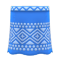 Embroidered-Pattern Skirt (Blue) NH Icon.png