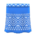 Embroidered-Pattern Skirt's Blue variant