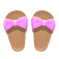 Ribbon Sandals (Pink) NH Icon.png