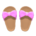 Ribbon sandals's Pink variant