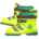 Ski boots's Lime variant