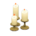Wedding candle set's Chic variant
