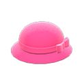 Bowler Hat with Ribbon (Pink) NH Storage Icon.png