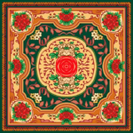 Texture of fancy carpet