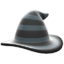 Mage's Striped Hat (Black) NH Icon.png
