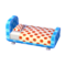 Polka-Dot Bed (Soda Blue - Red and White) NL Model.png